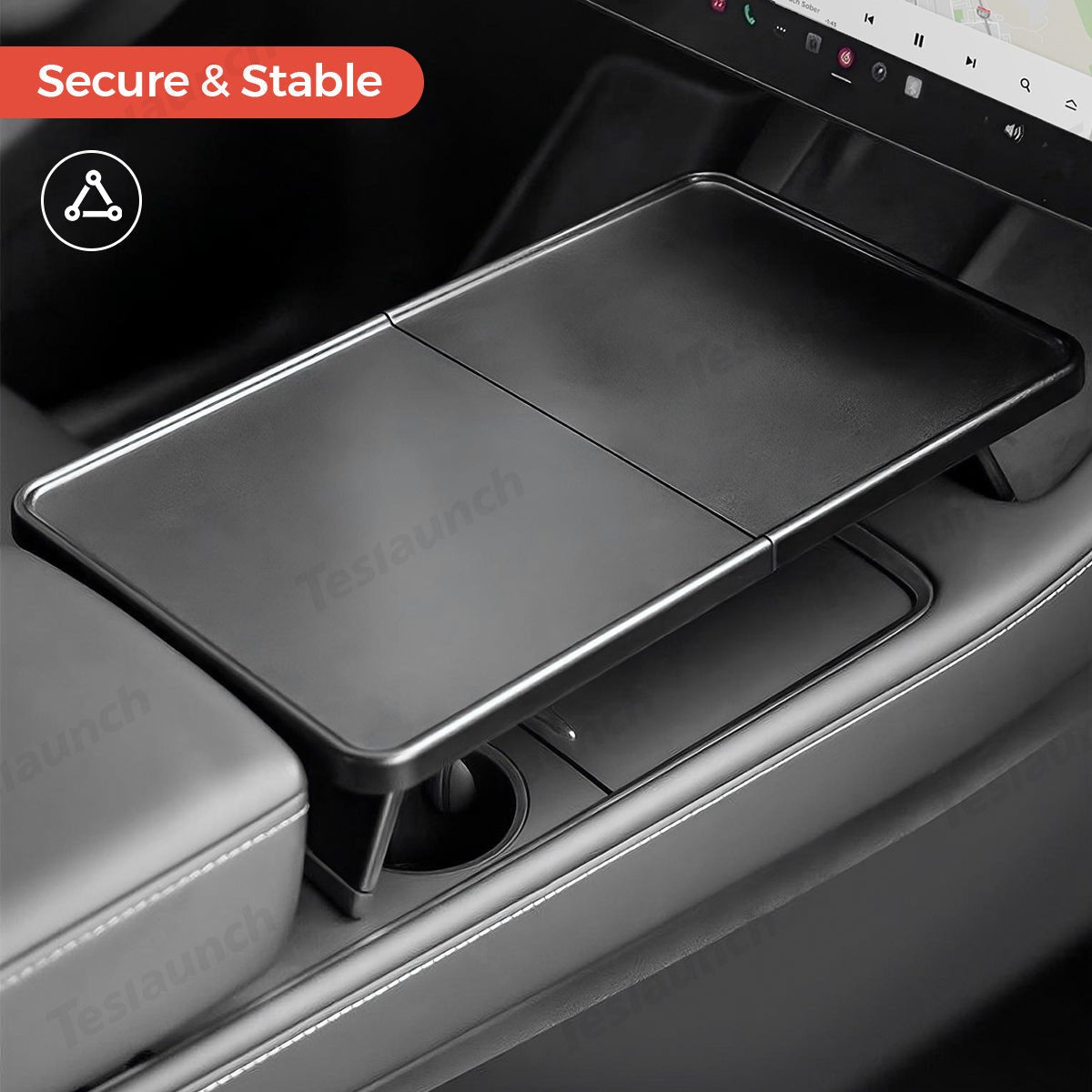 Multi-functional Foldable Desk – Center Console Mount for Tesla Model
