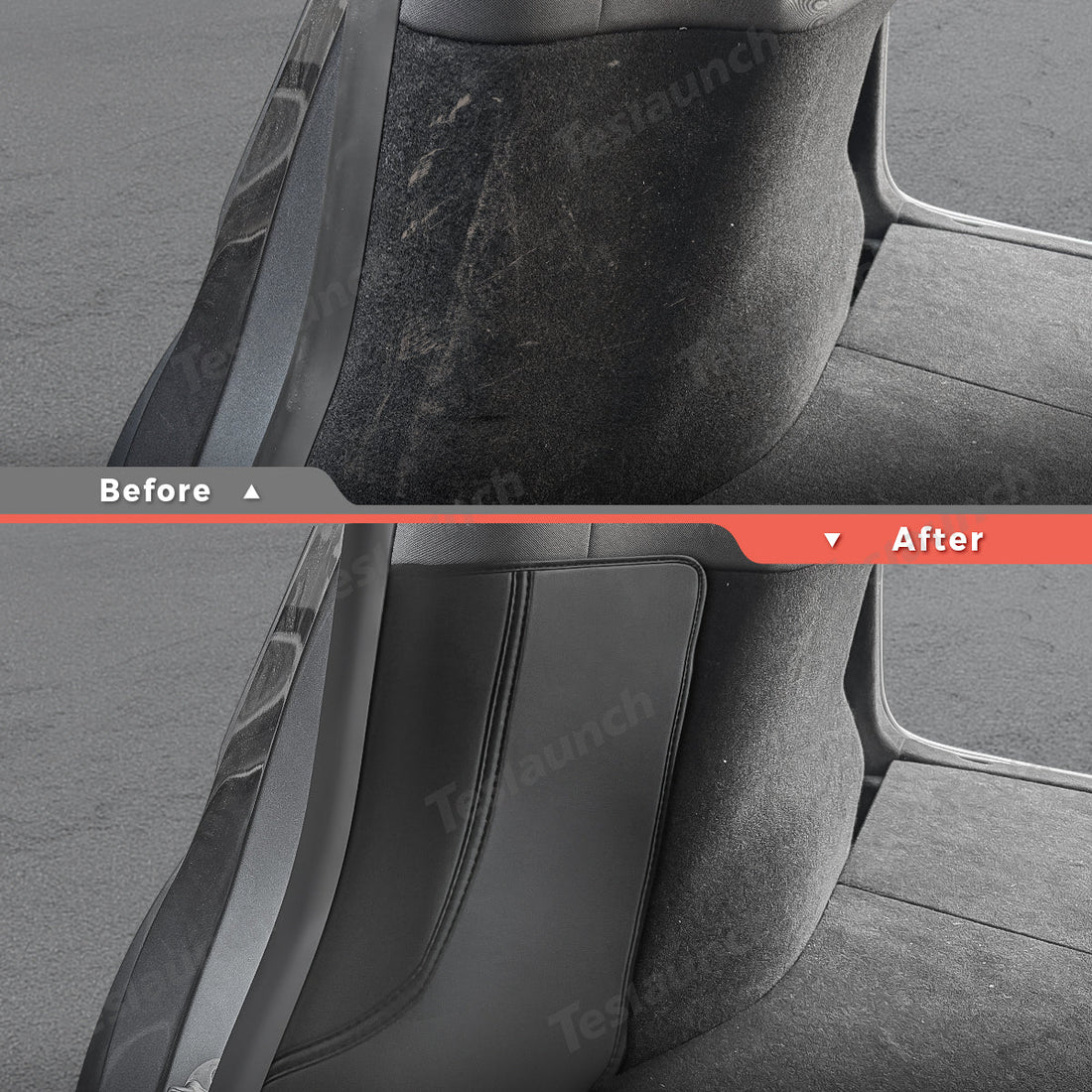 Napa Leather C - Pillar Protectors for Tesla Model Y Juniper 2025+ - acetesla