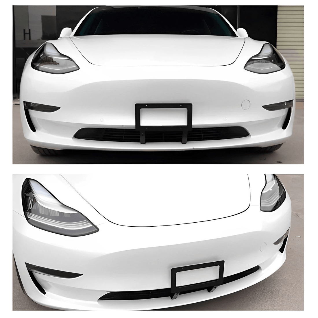 No Drill Model 3/Y Front License Plate Frame for Tesla - NO Adhesives, Quick Install - acetesla