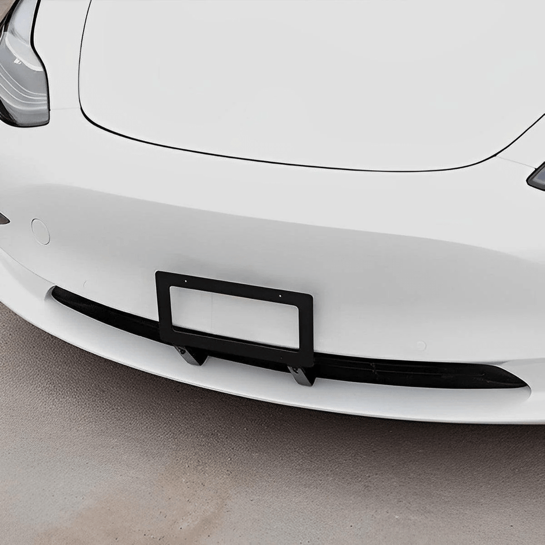 No Drill Model 3/Y Front License Plate Frame for Tesla - NO Adhesives, Quick Install - acetesla
