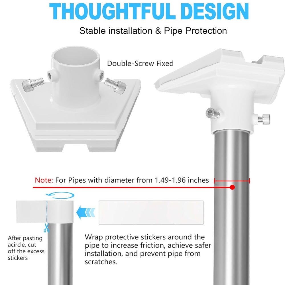 Pole Pipe Adapter for Starlink Gen3 Dish - acetesla
