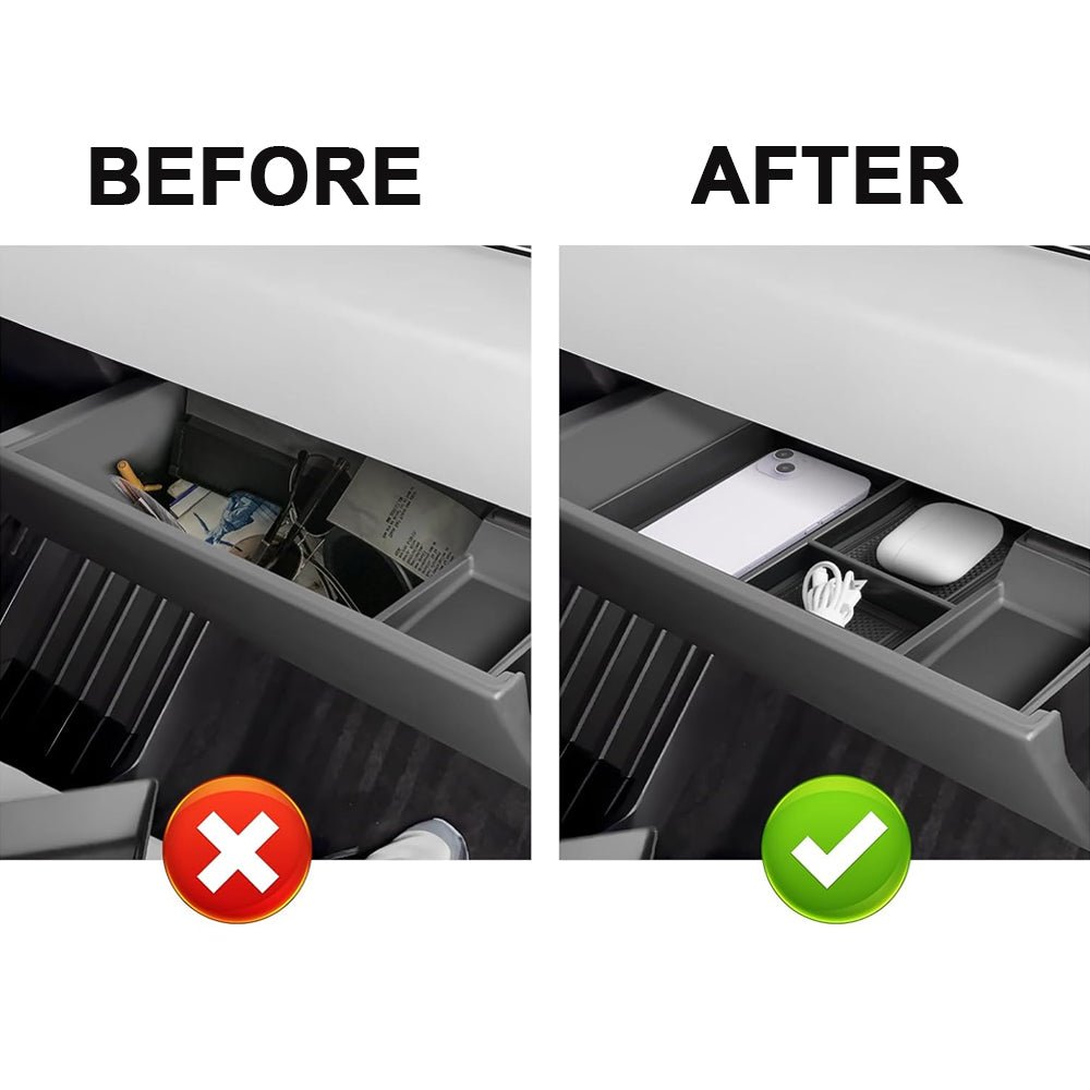Premium Organizer Tray Glove Box Storage for Cybertruck - acetesla