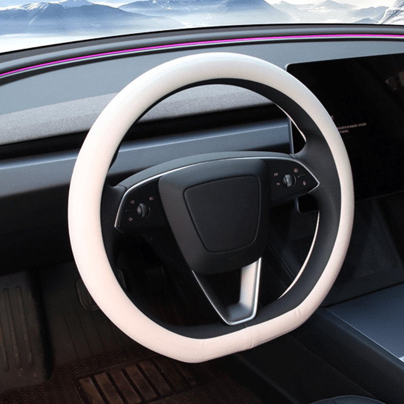 Premium Ventilated Steering Wheel Cover for Tesla Model Y Juniper 2025+ - acetesla