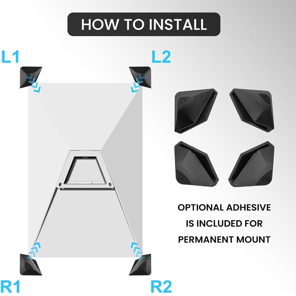 Protective Stand Pads Flat Mount for Starlink Gen 3 Dish (4 Pack) - acetesla