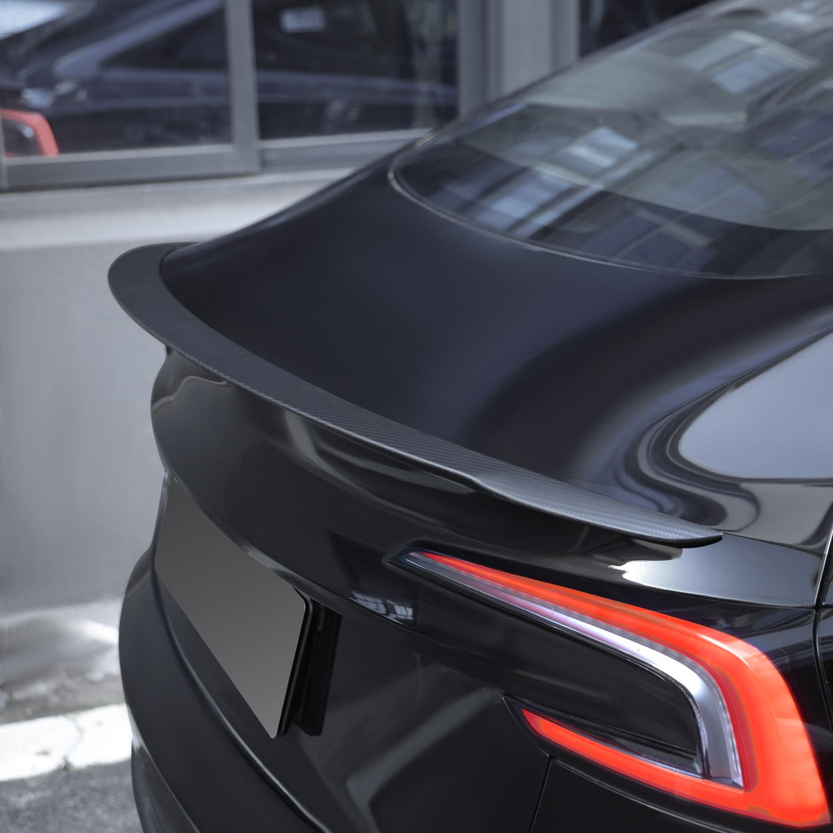 Tesla Rear Spoiler Refit Kit Real Carbon Fiber OEM Performance Spoiler for Tesla Model 3 Highland ...