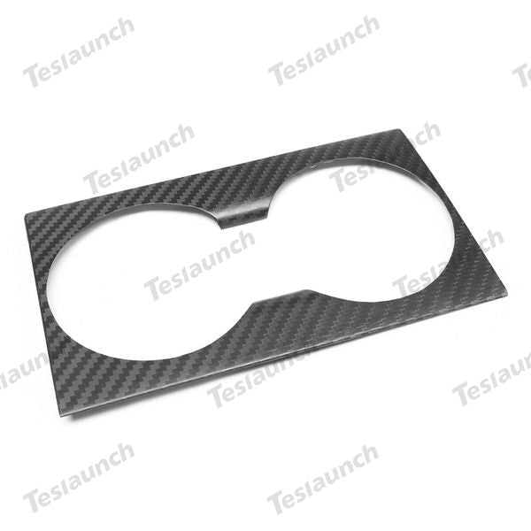 [Real Carbon Fiber] Cup Holder Cover For Model X 2021+ - acetesla