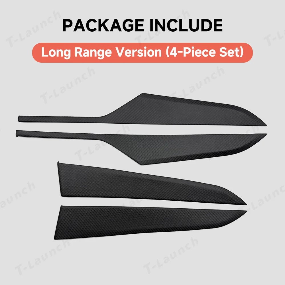 Real Carbon Fiber Door Trim for Tesla Model Y Juniper 2025+ - acetesla