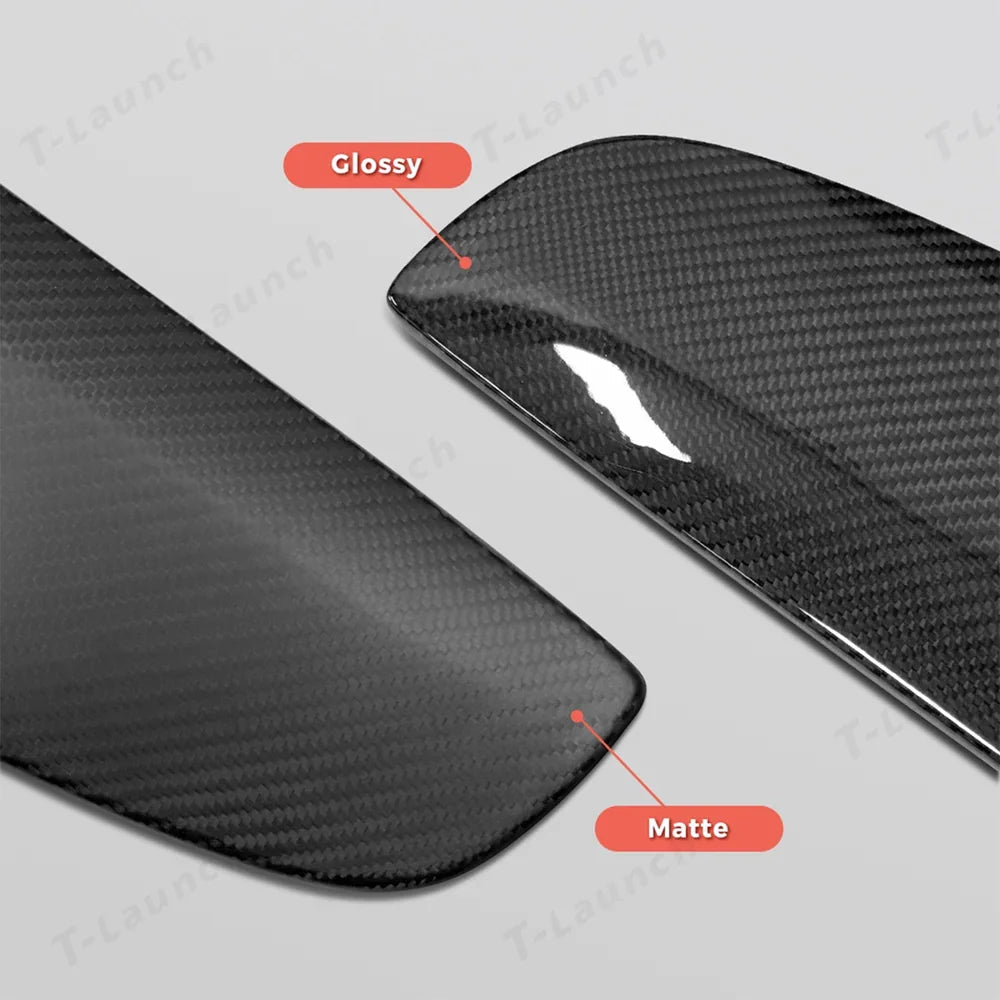Real Carbon Fiber Door Trim for Tesla Model Y Juniper 2025+ - acetesla