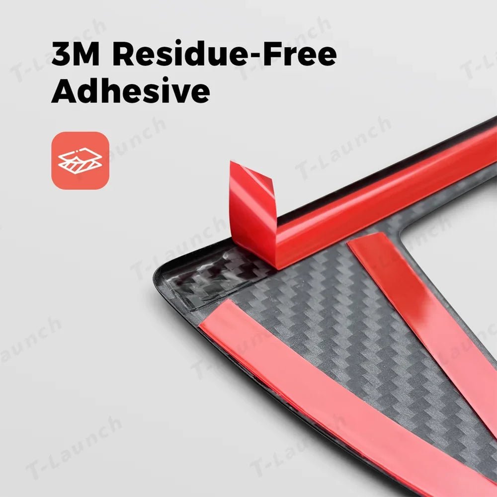 Real Carbon Fiber Door Trim for Tesla Model Y Juniper 2025+ - acetesla