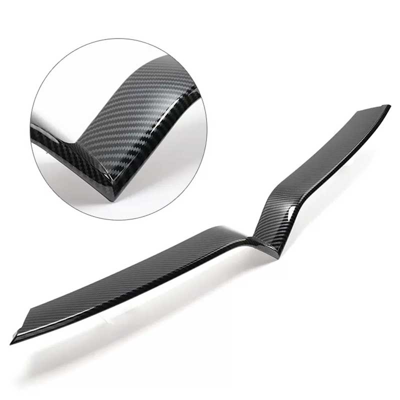 [Real Carbon Fiber] Front Center Grille Trim Strip for Model X 2016 - 2022 - acetesla