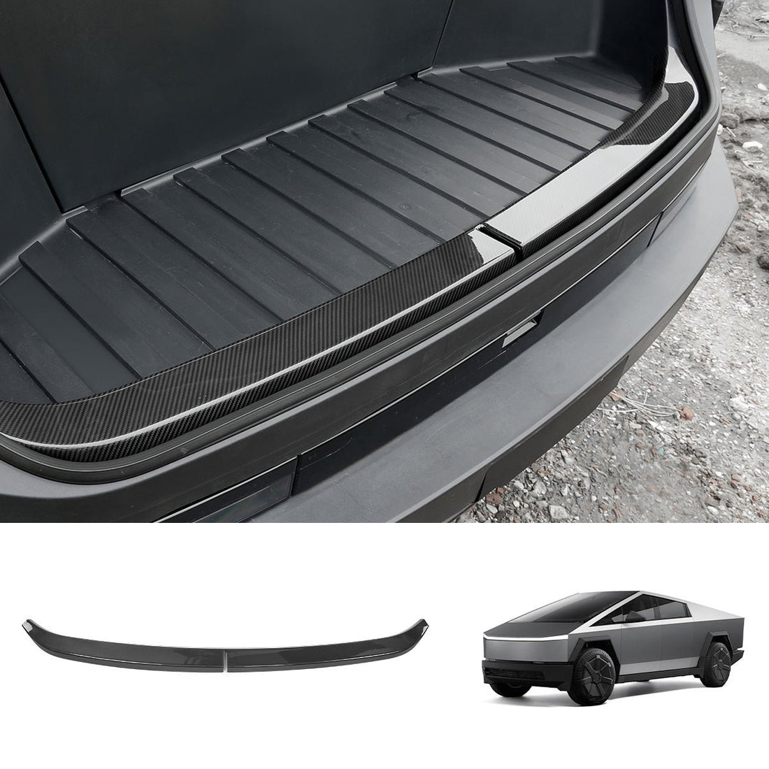 [Real Carbon Fiber] Frunk Sill Protector Cover for Tesla Cybertruck - acetesla