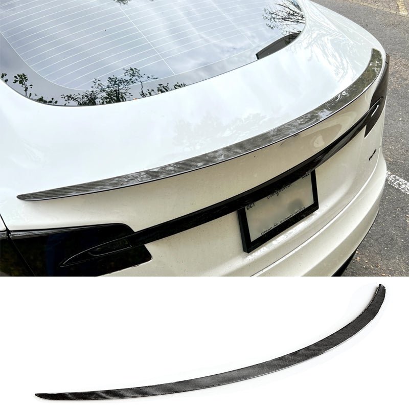 [Real Carbon Fiber] Plaid Performance Spoiler for Model S 2014+ - acetesla