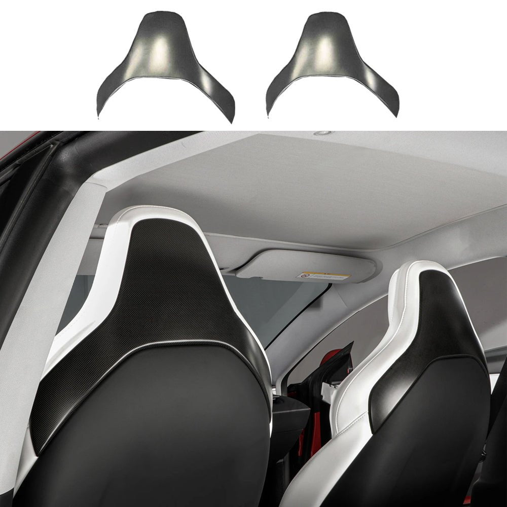 [Real Carbon Fiber] Seat Back Covers (2 PCS) for Tesla Model 3 Highland Performance 2024+ - acetesla