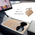 Real Wood Center Console Cover for Tesla Model 3 / Y - acetesla