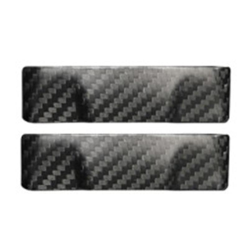 Rear Carben Fiber Cover Driving Seat Belt Decorative Patch for Tesla Model 3 Model Y Set of 2 - acetesla