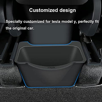 Aufbewahrungsbox für den Rear Center Control Organizer für Tesla Model Y 2020–2023