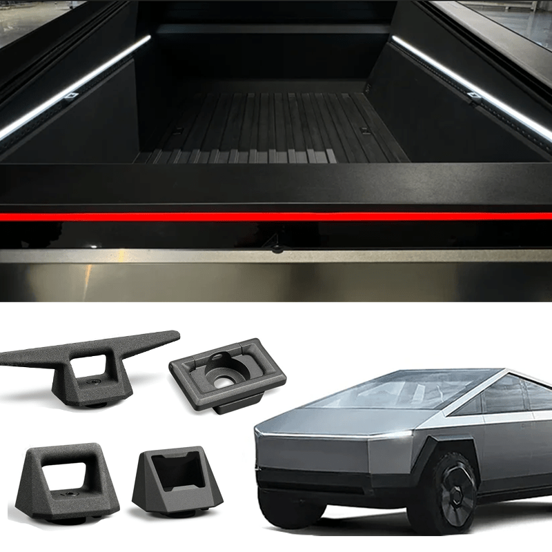 Rear Trunk Multi - Function L - Track Combination Equipment Kit for Cybertruck - acetesla