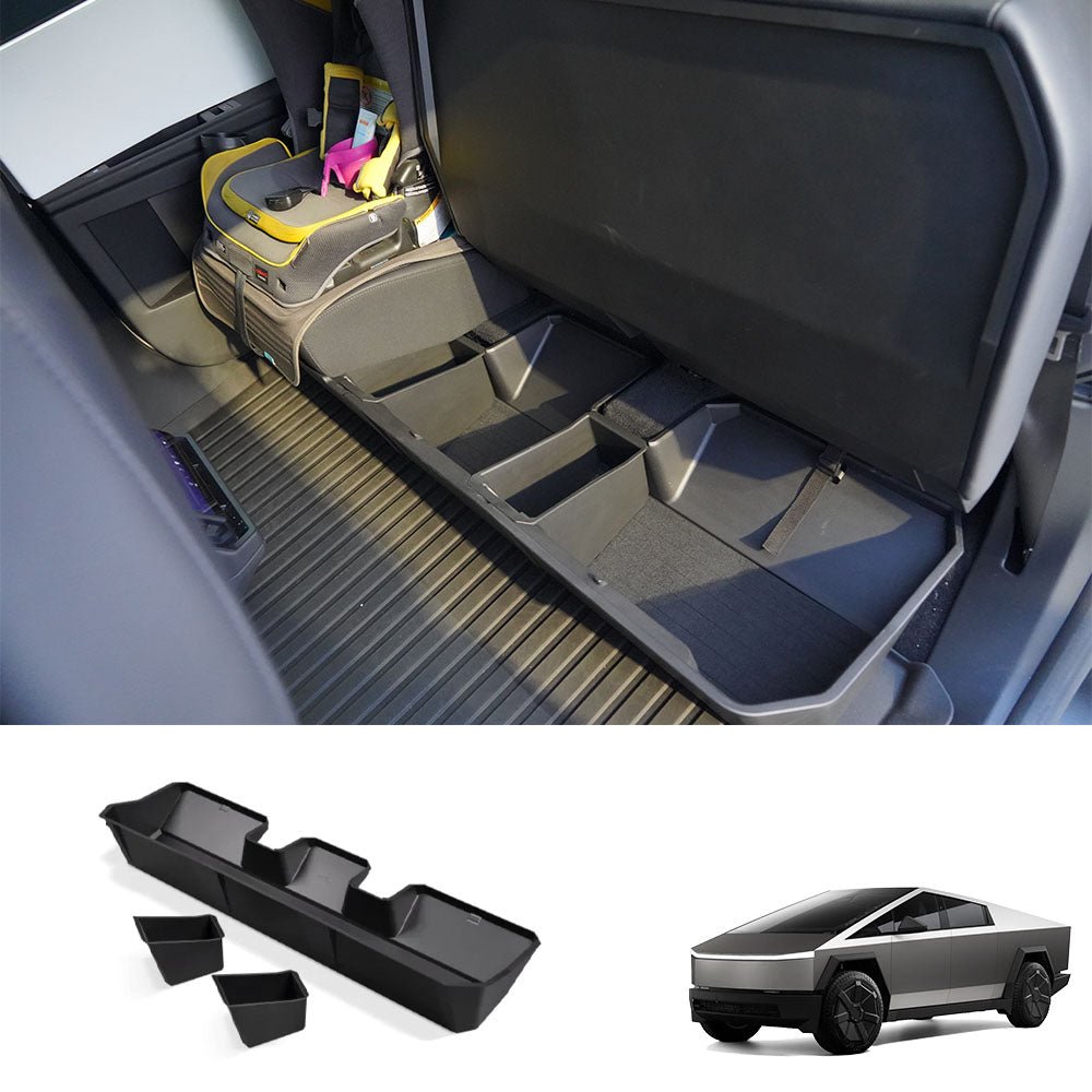 Rear Underseat Storage Bin for Cybertruck - acetesla