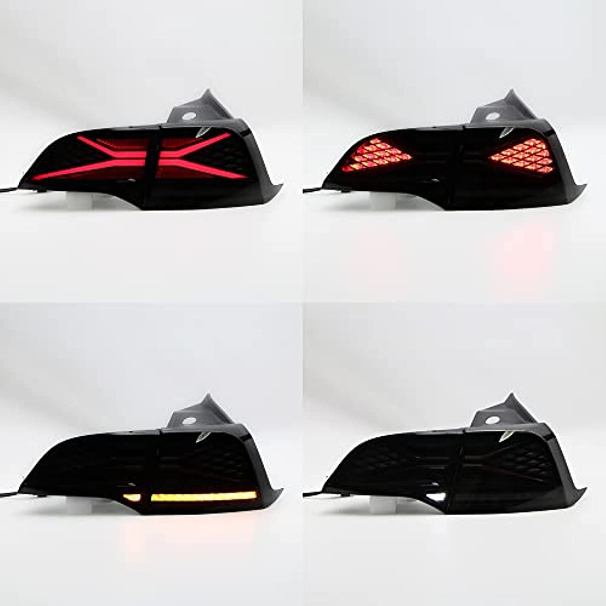 Red Cross LED Taillights for Tesla Model 3 / Y
