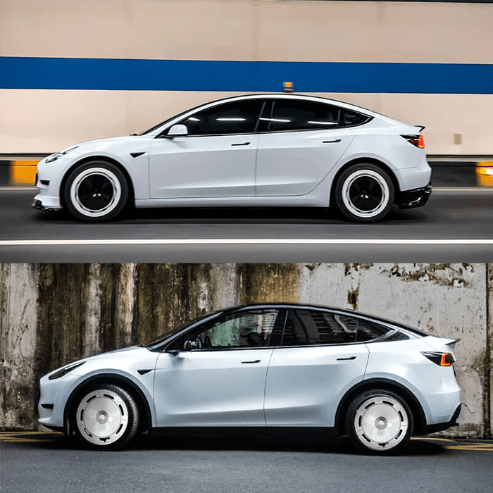 Retro Wheel Cover Hubcap for Tesla Model Y 19'' Gemini Wheels (4 PCS) - acetesla