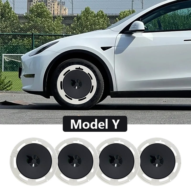 Retro Wheel Cover Hubcap for Tesla Model Y 19'' Gemini Wheels (4 PCS) - acetesla