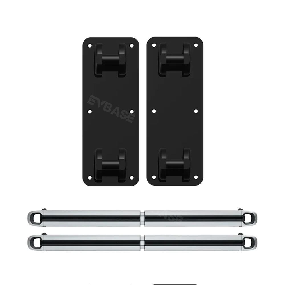 Rivian Cargo Crossbars Wall Mount Plates for R1T/R1S Custom One Handed Snap-on Design Rivian Accessories - acetesla