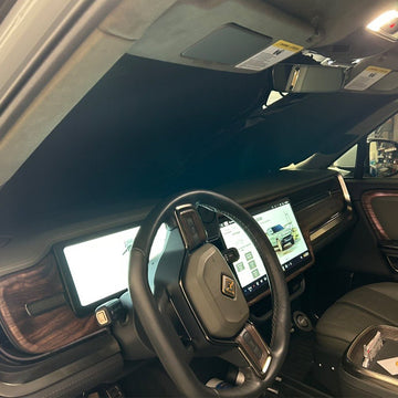 Rivian R1T R1S Front Windshield Sunshade 5-Layer Foldable Windshield Sun Shade Rivian R1T R1S Accessories - acetesla