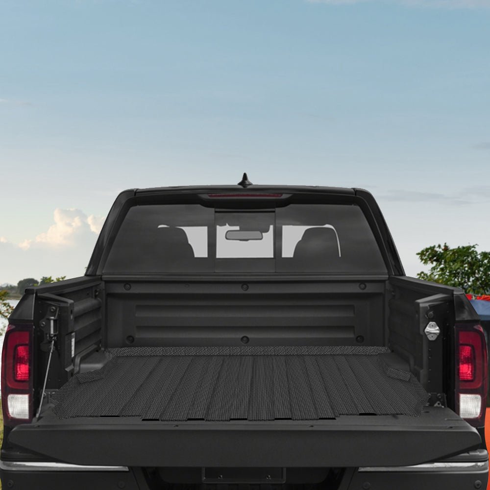 Rivian R1T Truck Bed Mat Liner Foldable Rivian Truck Accessories All Weather R1T Truck Rugged Bed Liner - acetesla