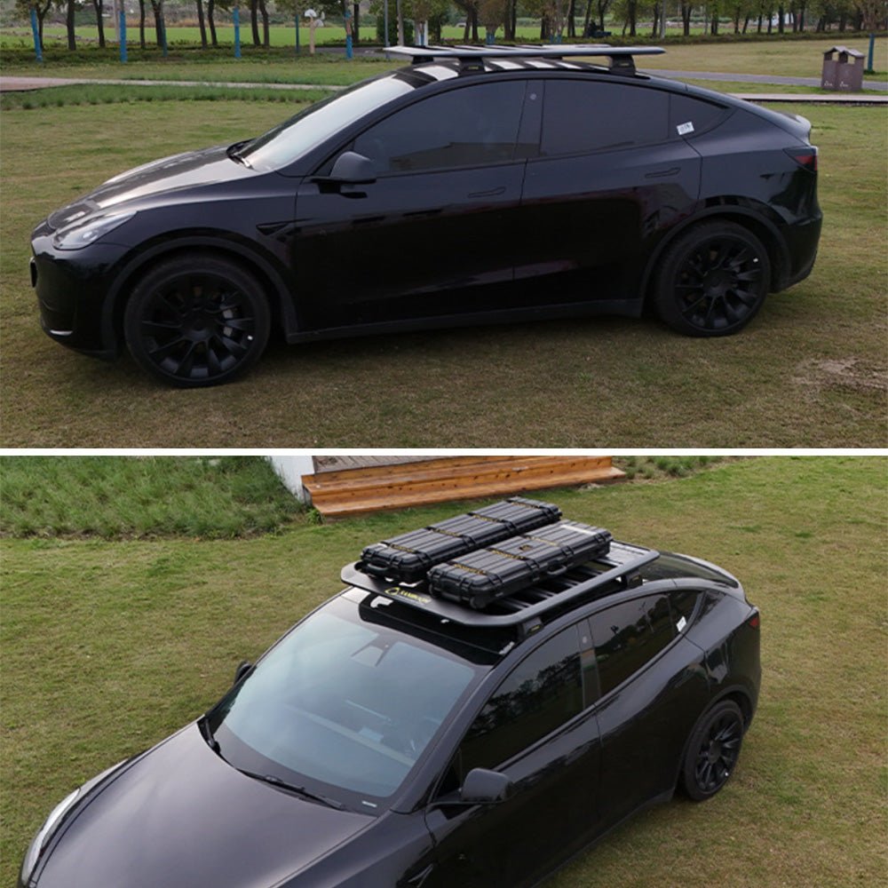 Platform Hit Rack Tesla Dachgepäckträger-Plattformsystem für Tesla Model Y ab 2021