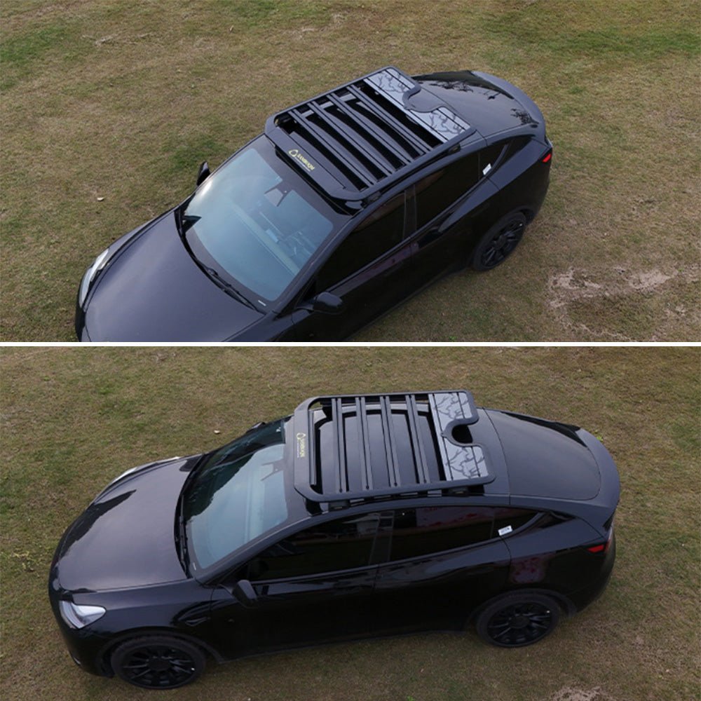 Model Roof Rack Roof Rack Cargo Platform Rooftop Cargo System for Tesla Model Y 2021+