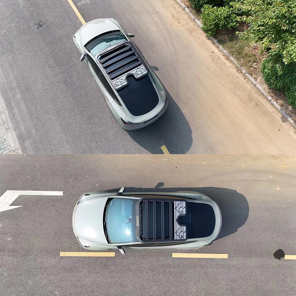 Platform Hit Rack Tesla Roof Rack Cargo Platform Rooftop Cargo System for Tesla Model Y 2021+