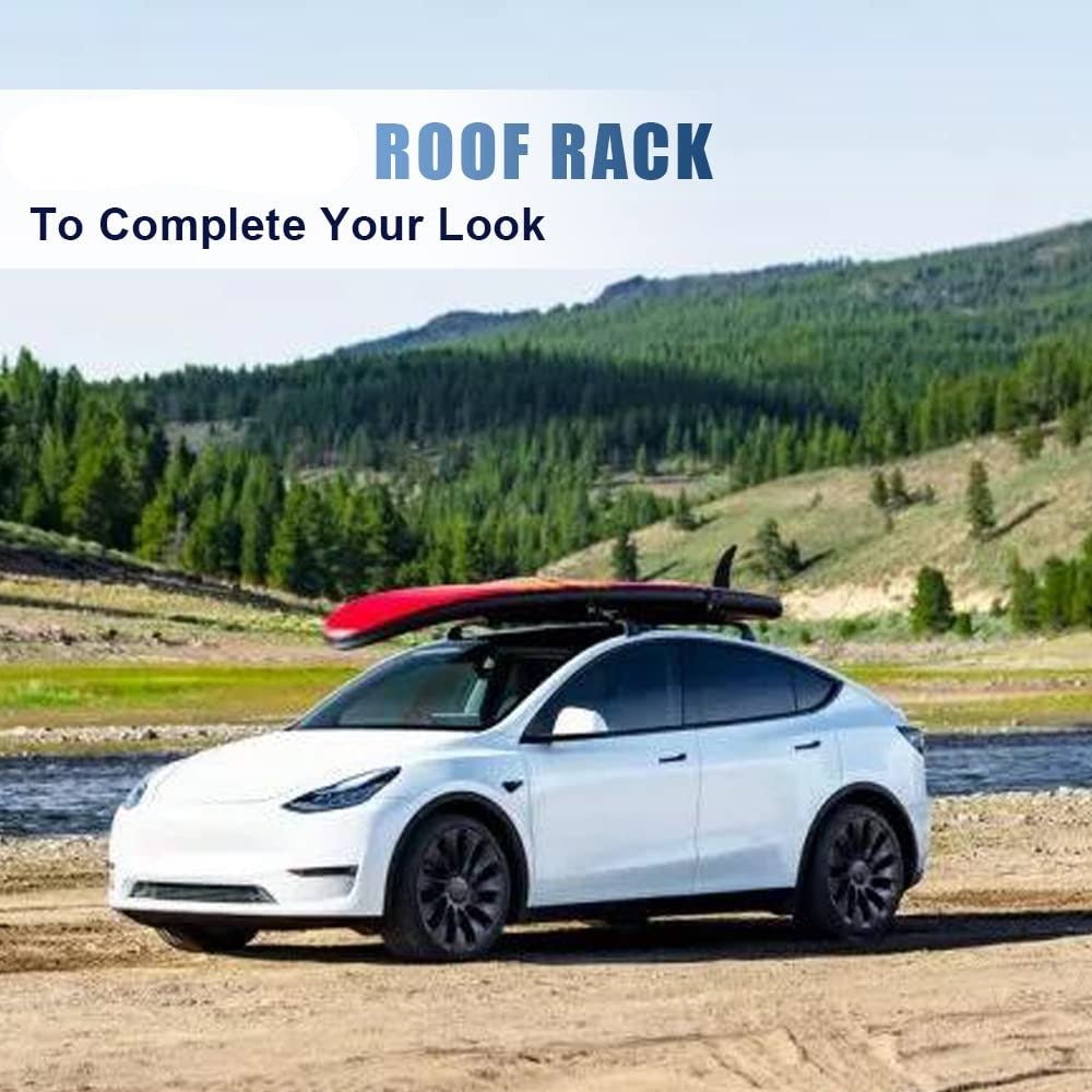 Platform Hit Rack Tesla Lockable Aluminum Roof Rack Cross Bars for Tesla Model 3/Y