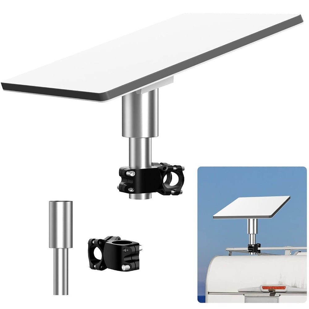 Round Tube Roof Rack Mount for Starlink Mini – Fits All Cars - acetesla