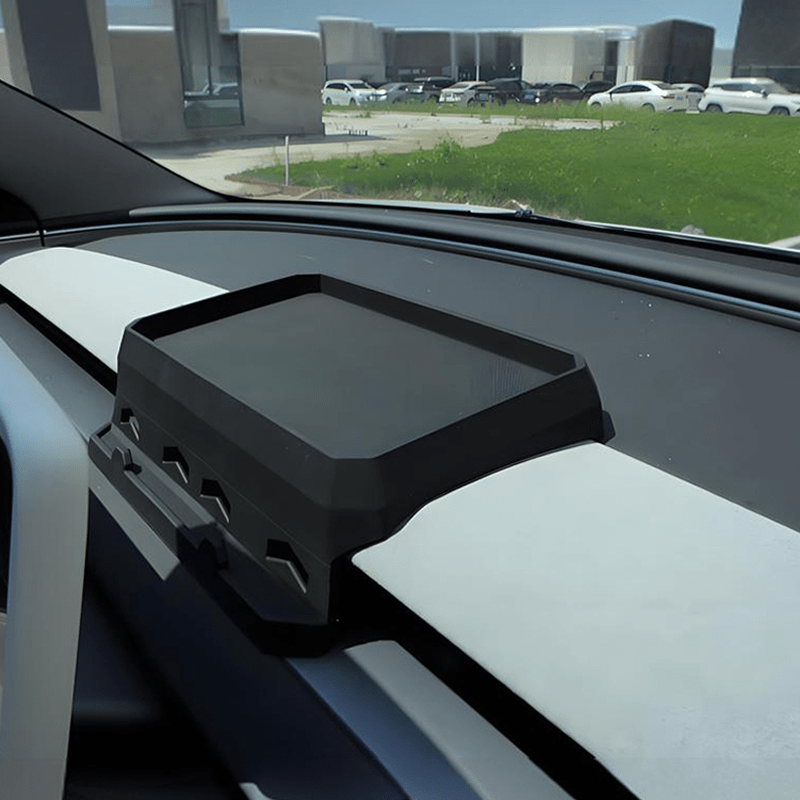 Silicone Dashboard Tissue Tray Hidden Storage Box for Tesla 2024+ Model 3 Highland - acetesla