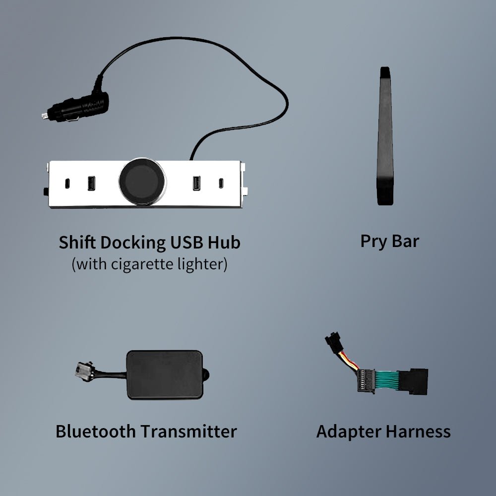Usb Rotation Gear Smart Rotating Gear Shift Dock USB Hub for Tesla Model Y Juniper 2025+
