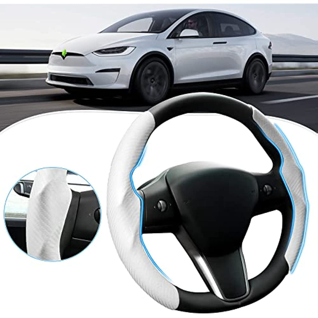 Steering Wheel Cover for Tesla Model 3 / Y - acetesla