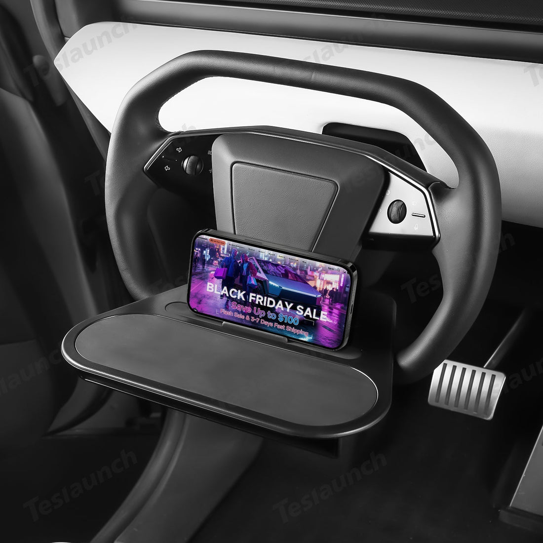 Steering Wheel Tray for Cybertruck - acetesla