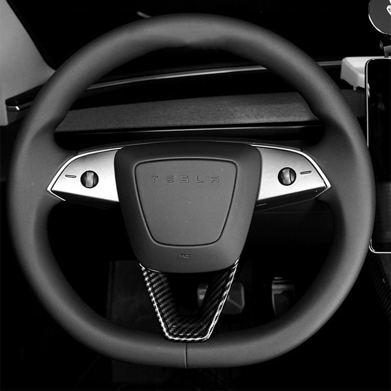 Steering wheel V-cover for Model 3 Highland - acetesla