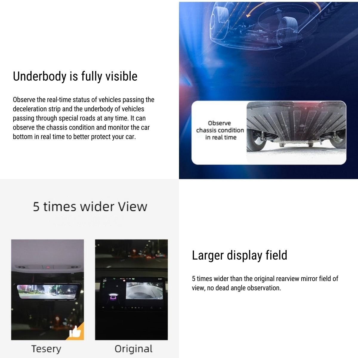 Streaming Rearview Mirror Camera - Tesla Model 3 & Y (2020-2025) HD ...