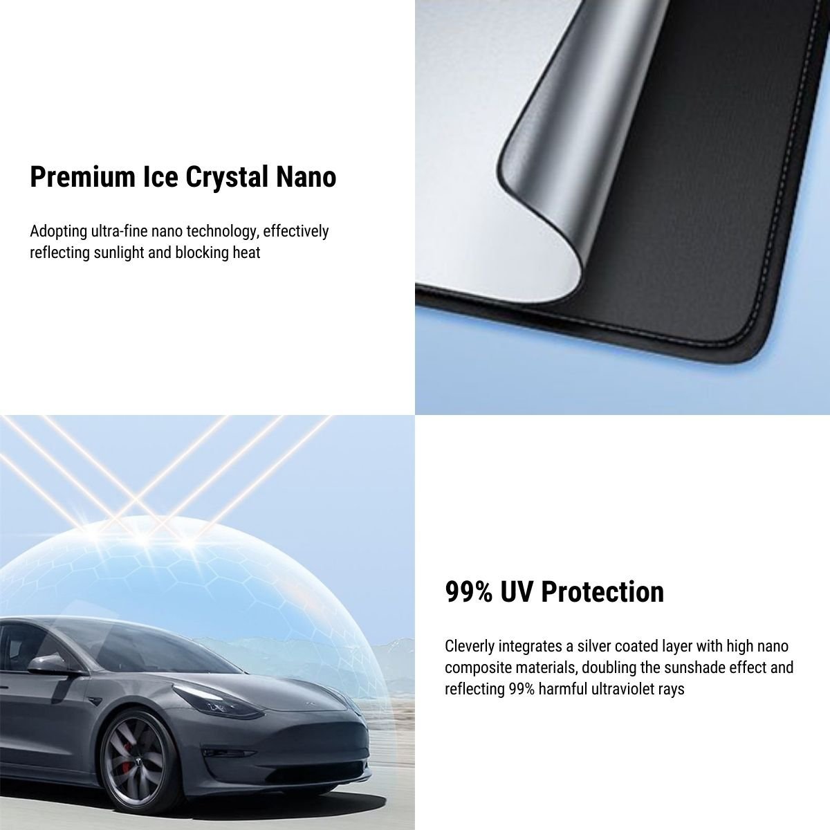 Sunshade for Tesla Model 3 Highland - acetesla