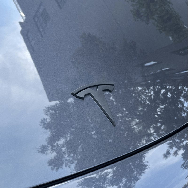"T" Emblem for Tesla Model 3 / Y Front & Rear Trunk & Steering Wheel（3pcs) - acetesla
