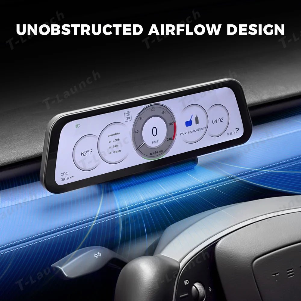 Tesla Model 3/Y 9.6" HUD Display | Wireless CarPlay & Safety Upgrade - acetesla