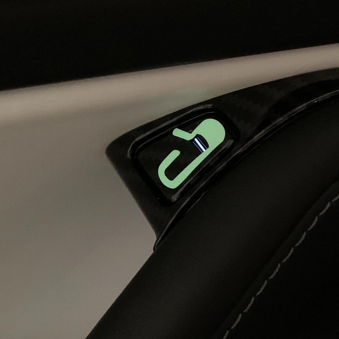 Tesla Model3/Y Unlock Door Switch Decals - Night Glowing Or White (2017 - 2023) - acetesla