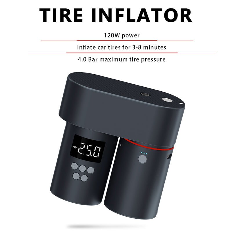 Teslaunch x BAYU All in One Multifunctional Car Kit - Car Washer, Air Pump, Vacuum Cleaner, Glare Flashlight, Mobile Phone Charger - acetesla