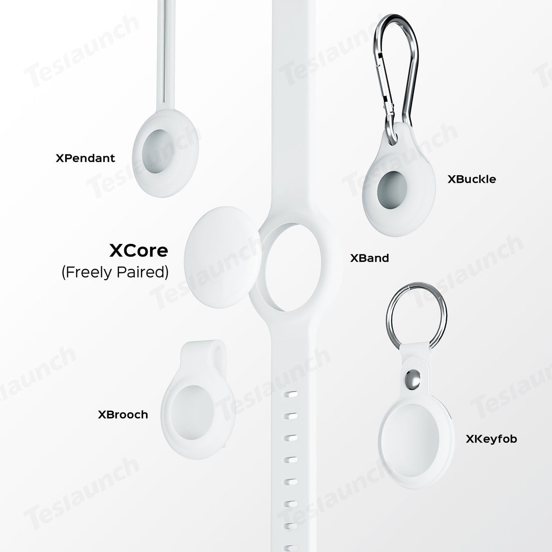 Teslaunch X Key for Tesla Model 3/Y/S/X/Cybertruck - Multifunctional and Portable Tesla Key, Key Card, Ring Key, Key Fob - acetesla