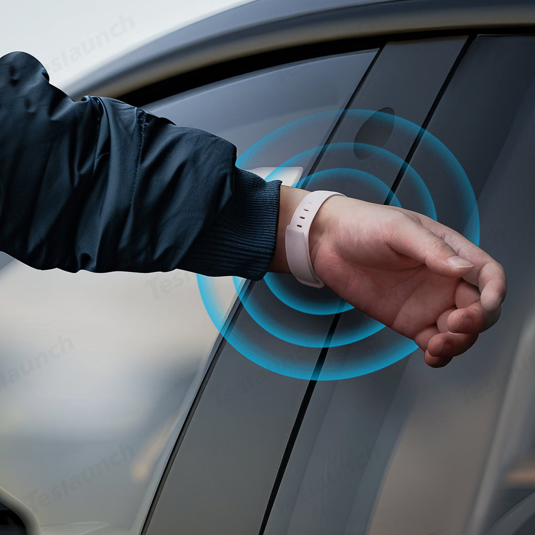 Teslaunch X Key for Tesla Model 3/Y/S/X/Cybertruck - Multifunctional and Portable Tesla Key, Key Card, Ring Key, Key Fob - acetesla