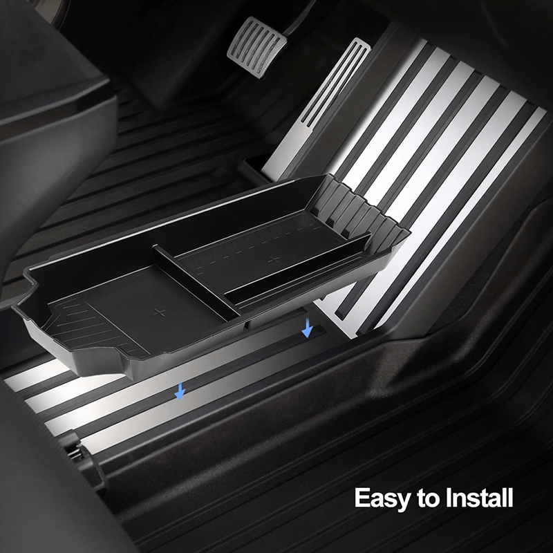 Console Rear Lower Tray TPE Center Console Lower Tray Organizer for Cybertruck