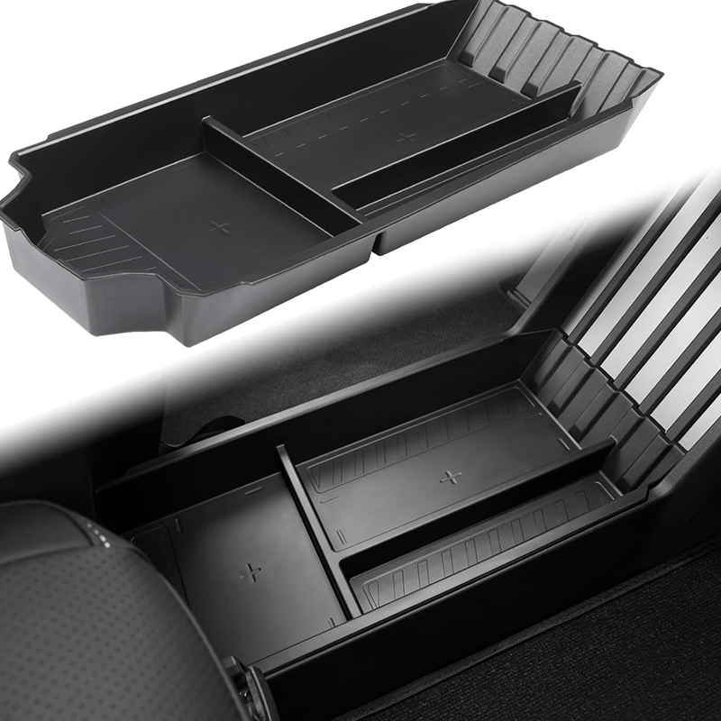 Console Rear Lower Tray TPE Center Console Lower Tray Organizer for Cybertruck