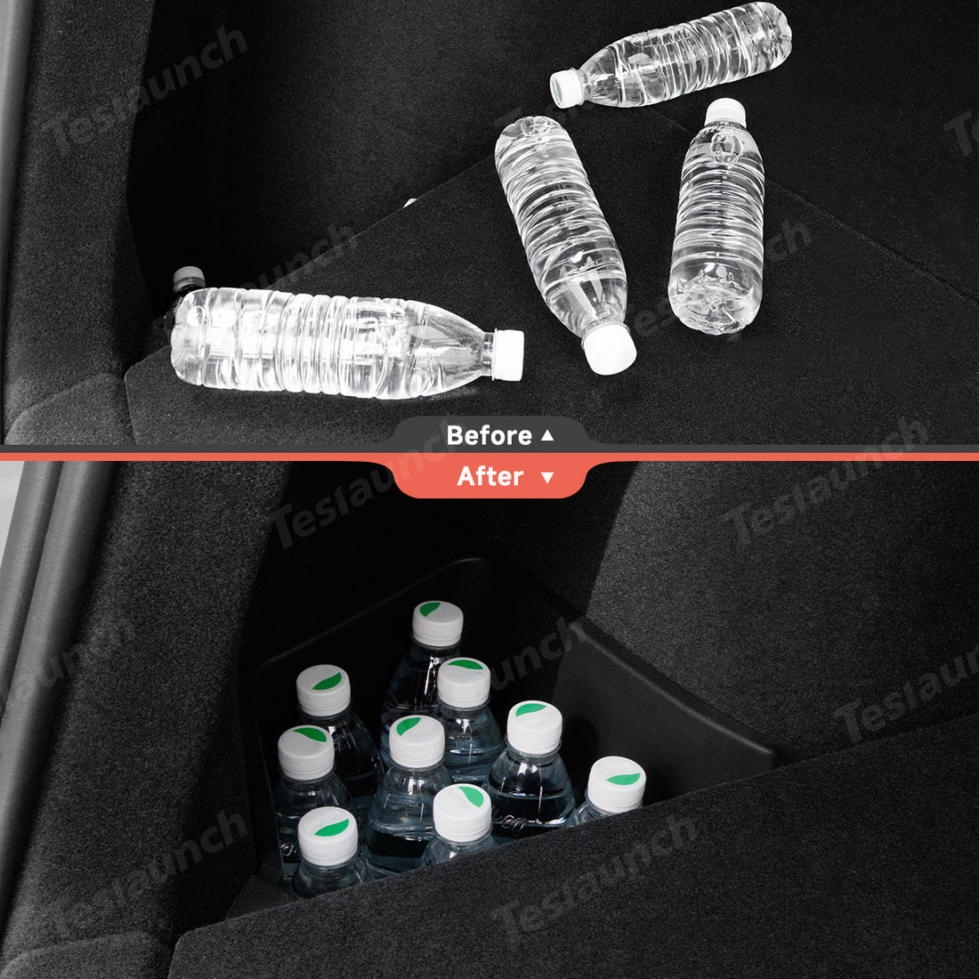 TPE Rear Trunk Side Storage Box for Tesla Model Y Juniper 2025+ (2 Pcs) - acetesla