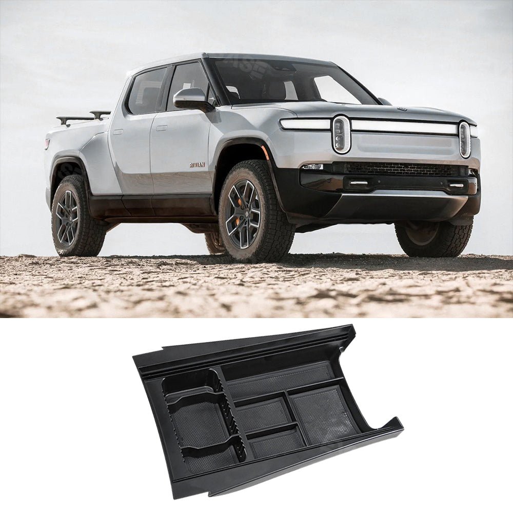 Console Rear Lower Tray Updated Rivian Center Console Tray R1T/R1S Lower Center Console Hidden